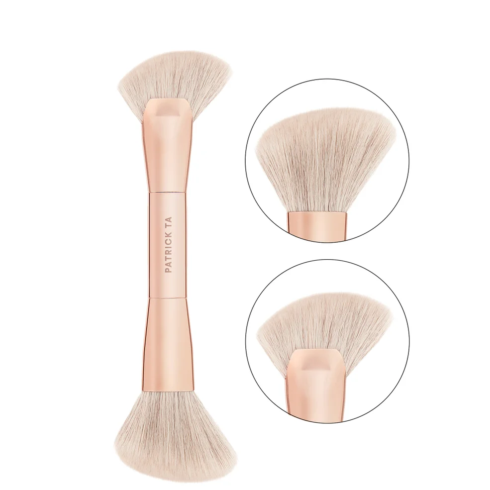 PATRICK TA Dual-Ended Face Contour Brush Image 1