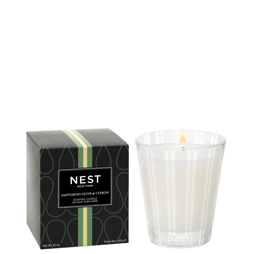 NEST New York Santorini Olive and Citron Classic Candle 230g Image 1