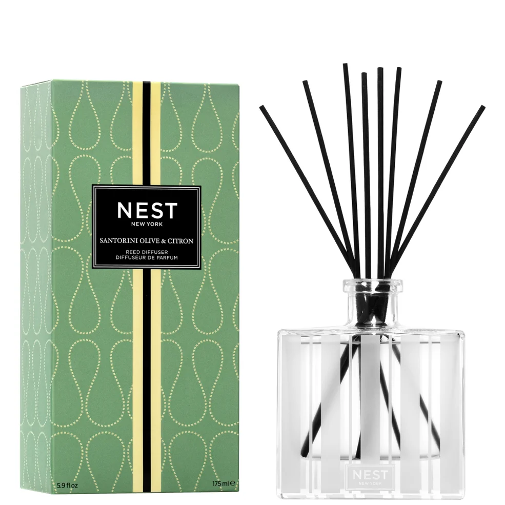 NEST New York Santorini Olive and Citron Reed Diffuser 175ml Image 1