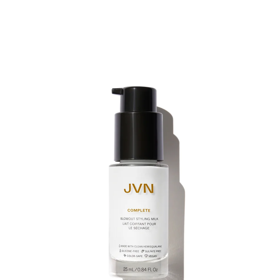 JVN Complete Blowout Styling Milk 25ml - Travel size Image 1