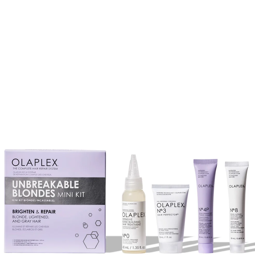 Olaplex Hair Hydrating and Brightening Unbreakable Blondes Mini Kit  Image 1