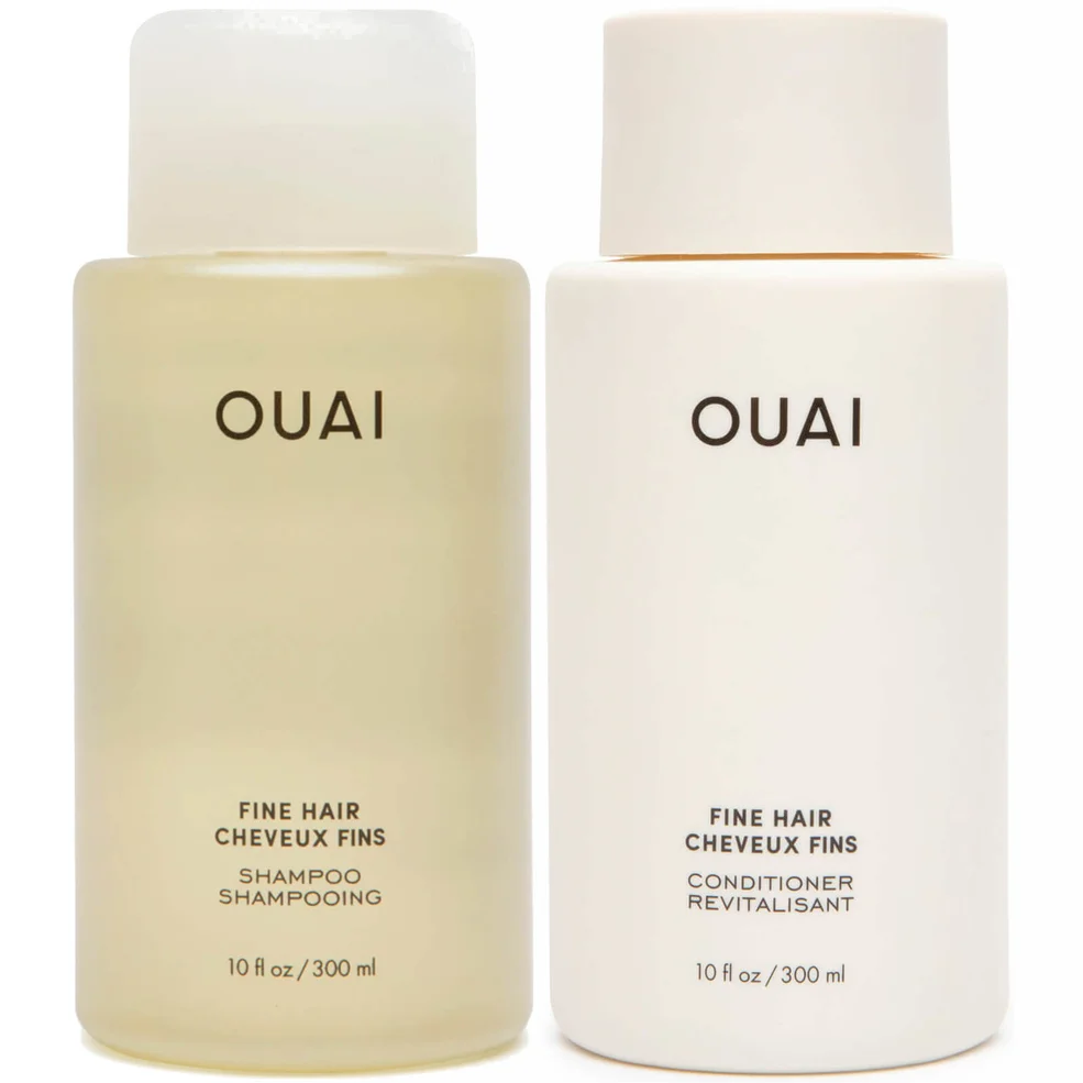 OUAI Fine Hair Shampoo and Fine Hair Conditioner Bundle Image 1