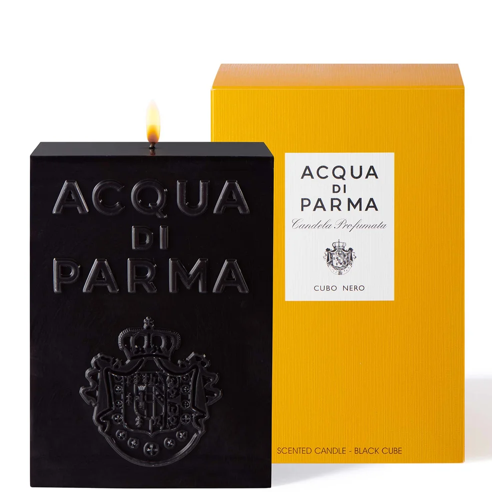 Acqua Di Parma Amber Black Cube Candle 1kg Image 1