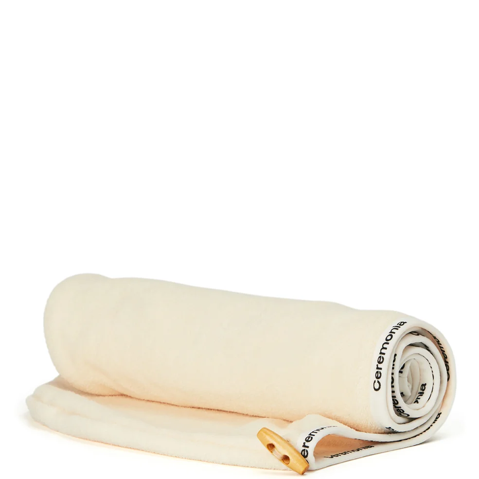 Ceremonia Microfiber Hair Towel - Cream Image 1