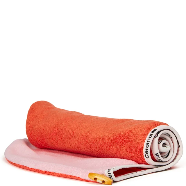 Ceremonia Microfiber Hair Towel - Guava