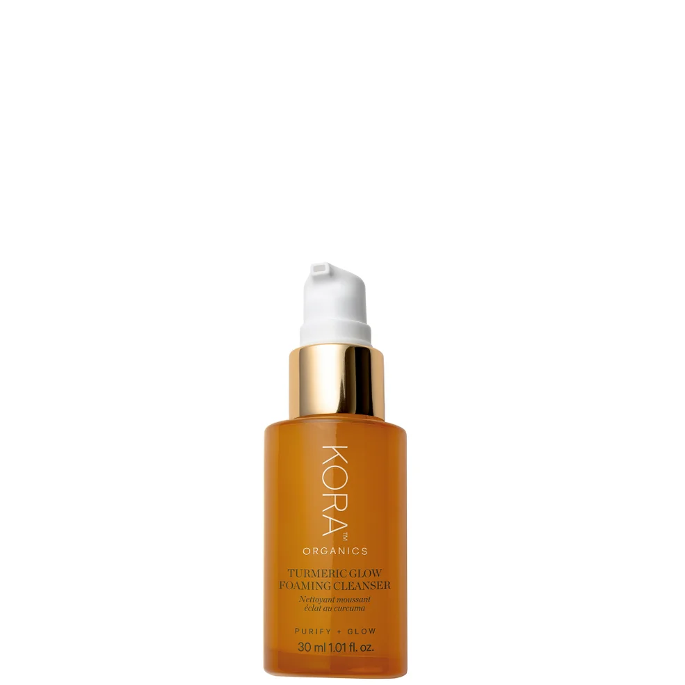 Kora Organics Turmeric Glow Foaming Cleanser 30ml Image 1
