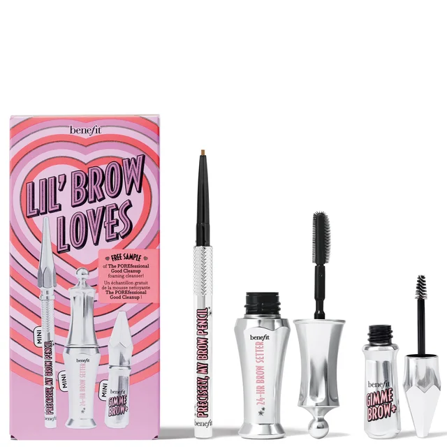 benefit Lil' Brow Loves Mini Brow Set (Various Shades) (Worth £43.50)