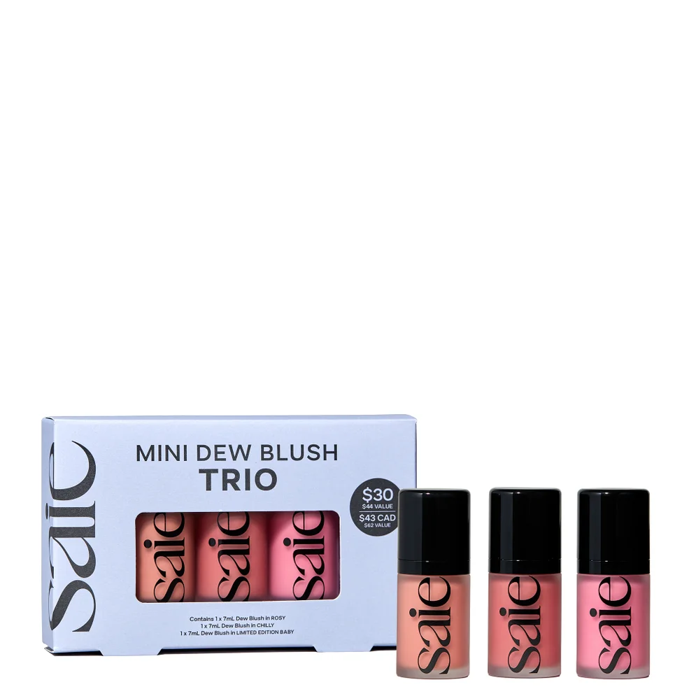 Saie Mini Dew Blush Trio (Worth £38.00) Image 1