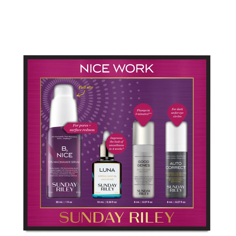 Sunday Riley Nice Work Set (Worth £134.67) Image 1