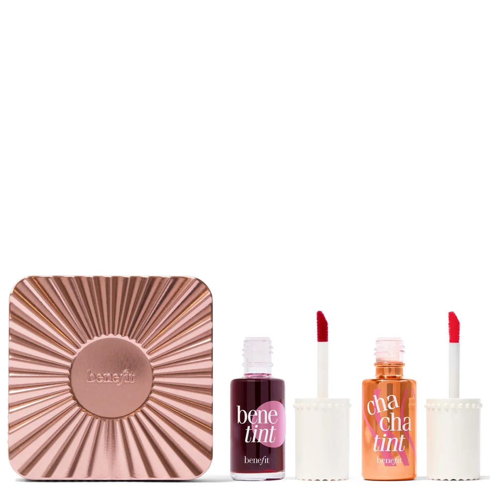 benefit Tint Talk Benetint and ChaCha Tint Lip and Cheek Stain Duo Set (Worth £35.00) Image 1