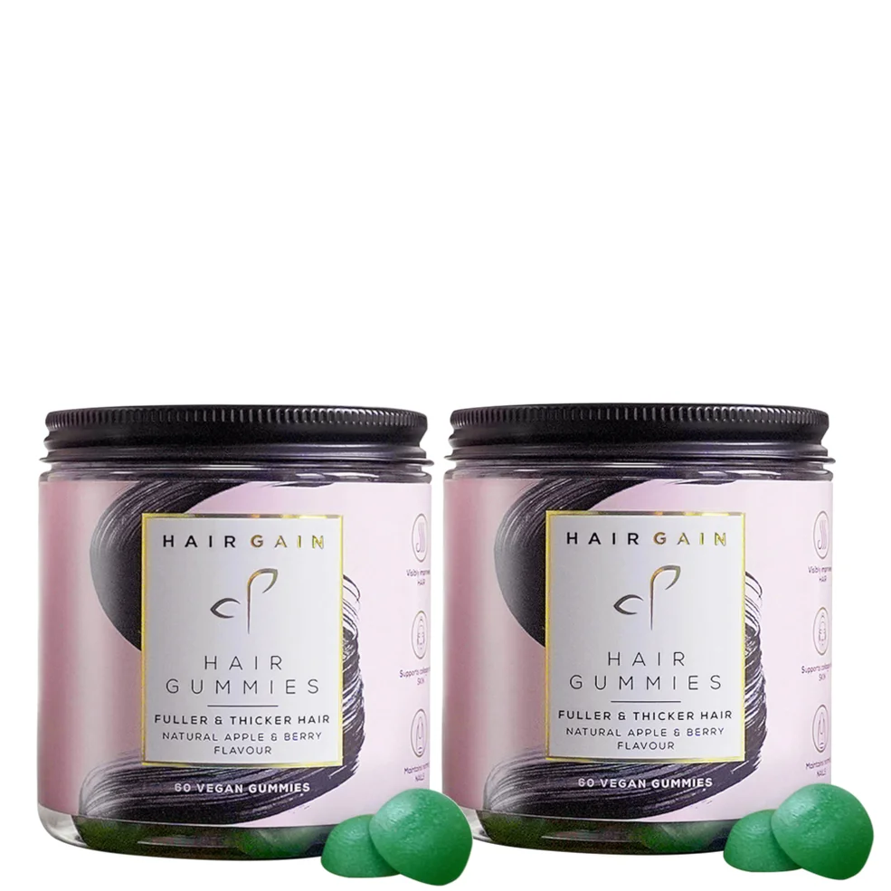 Hair Gain Gummies Duo (Worth £59.98) Image 1