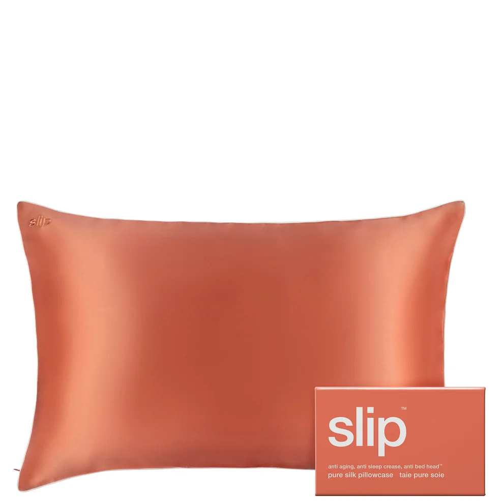 Slip Pure Silk Queen Pillowcase - Coral Sunset Image 1