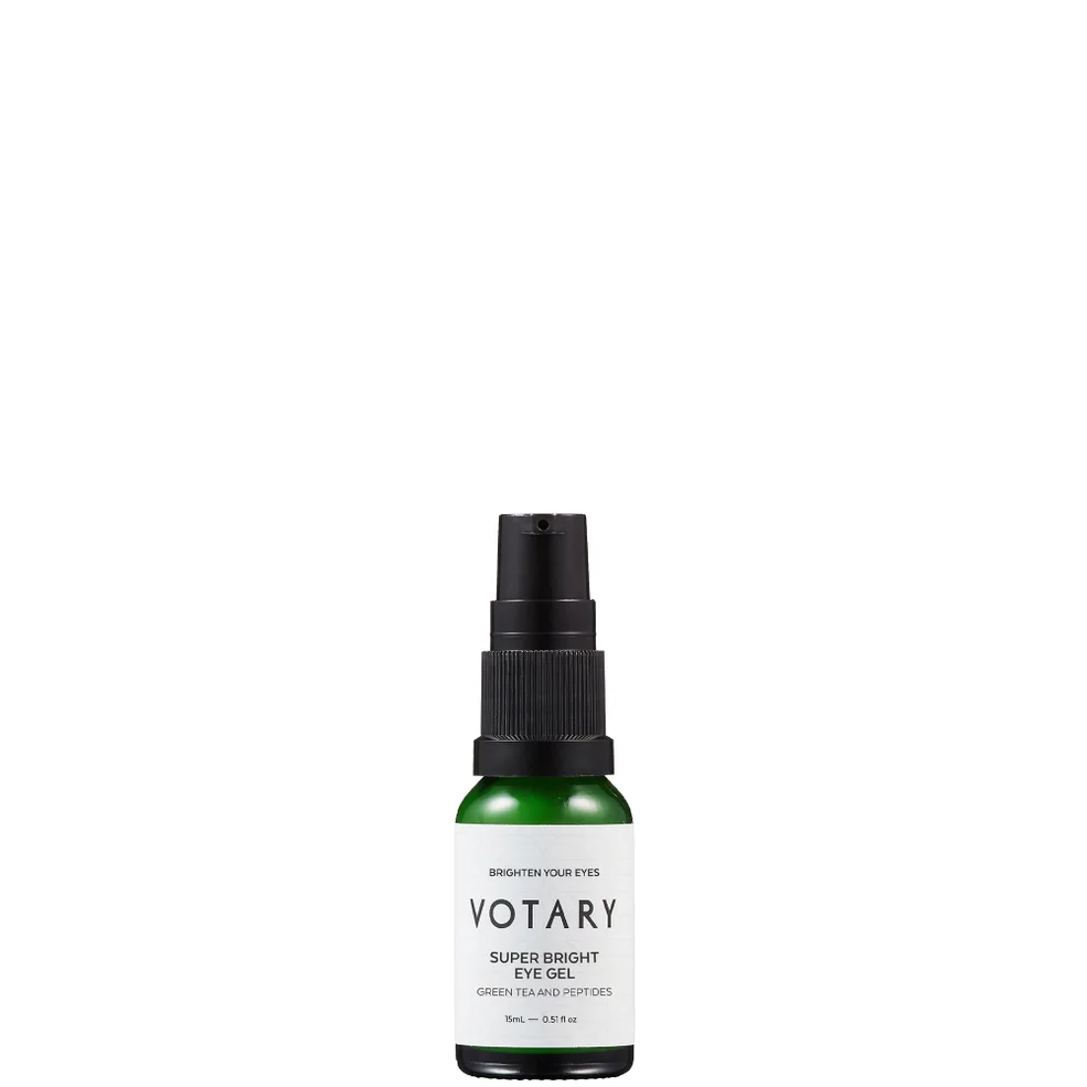 Votary Super Bright Eye Gel with Green Tea and Peptides 15ml Image 1