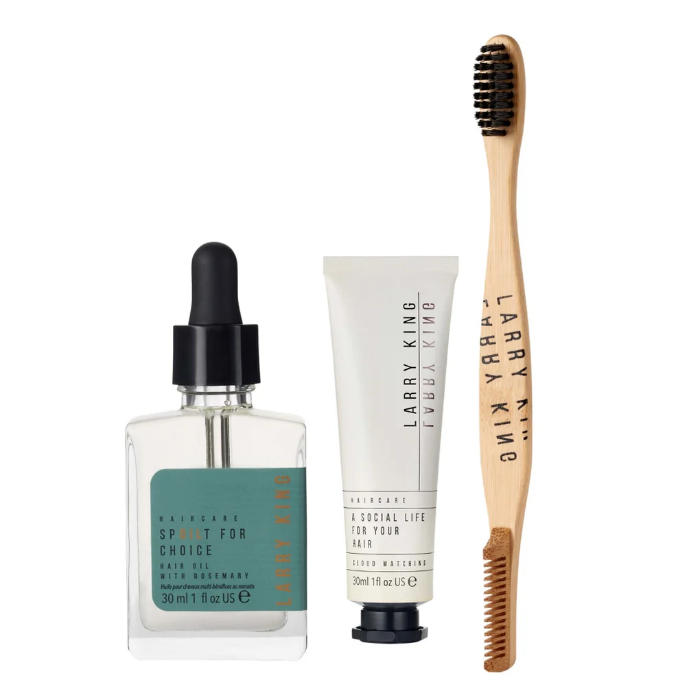 Larry King Hair Spoilt for Choice Hair Oil and Flyaway Kit Image 1