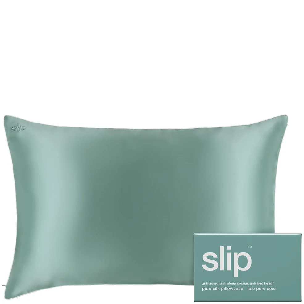 Slip Pure Silk Queen Pillowcase - Azure Blue Image 1