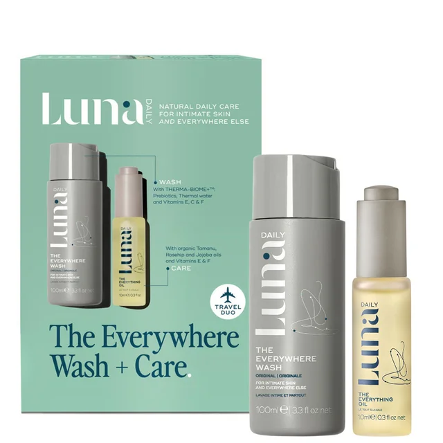 Luna Daily The Everywhere Wash + Care Kit (100ml+10ml)