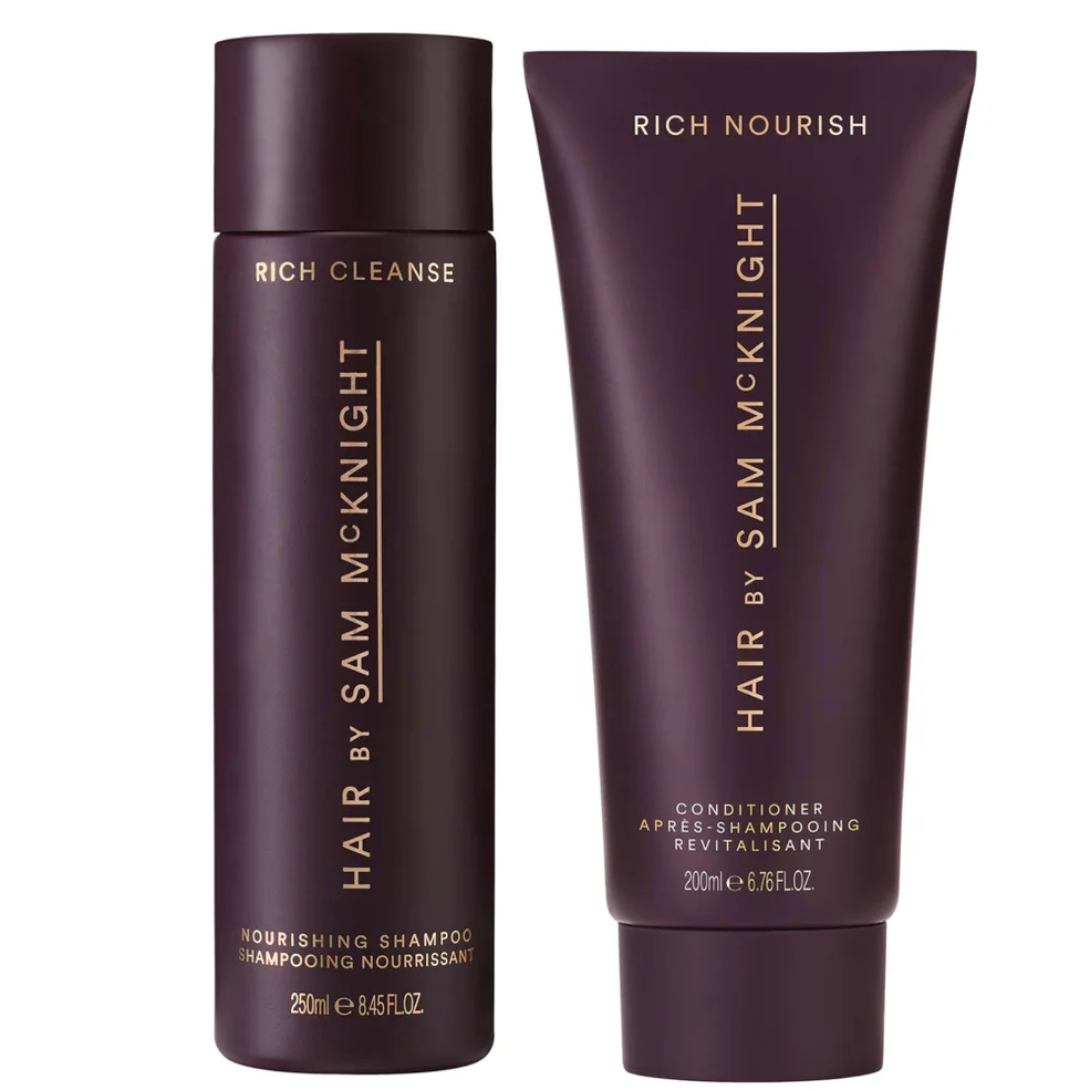 Hair by Sam McKnight Rich Cleanse and Rich Nourish Bundle Image 1