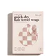 Kitsch Extra Large Quick-Dry Hair Towel Wrap - Terracotta Checker