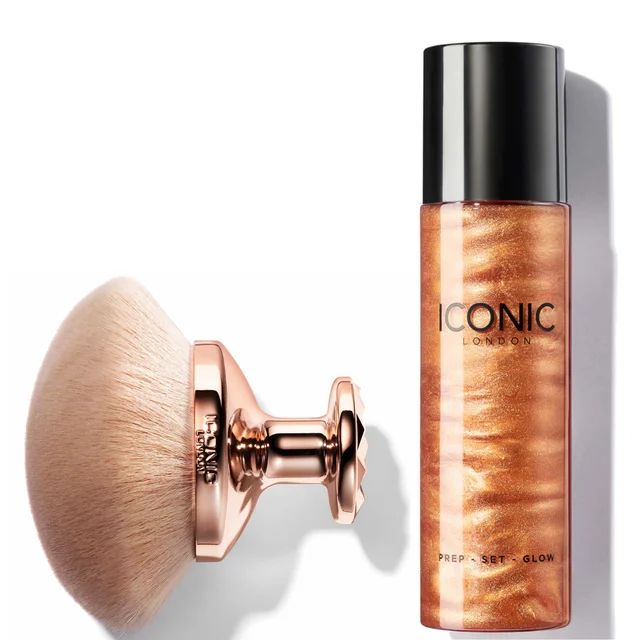 ICONIC London Prep Set Tan Mousse & Pro Puff Bundle - Glow (Worth £60.00)