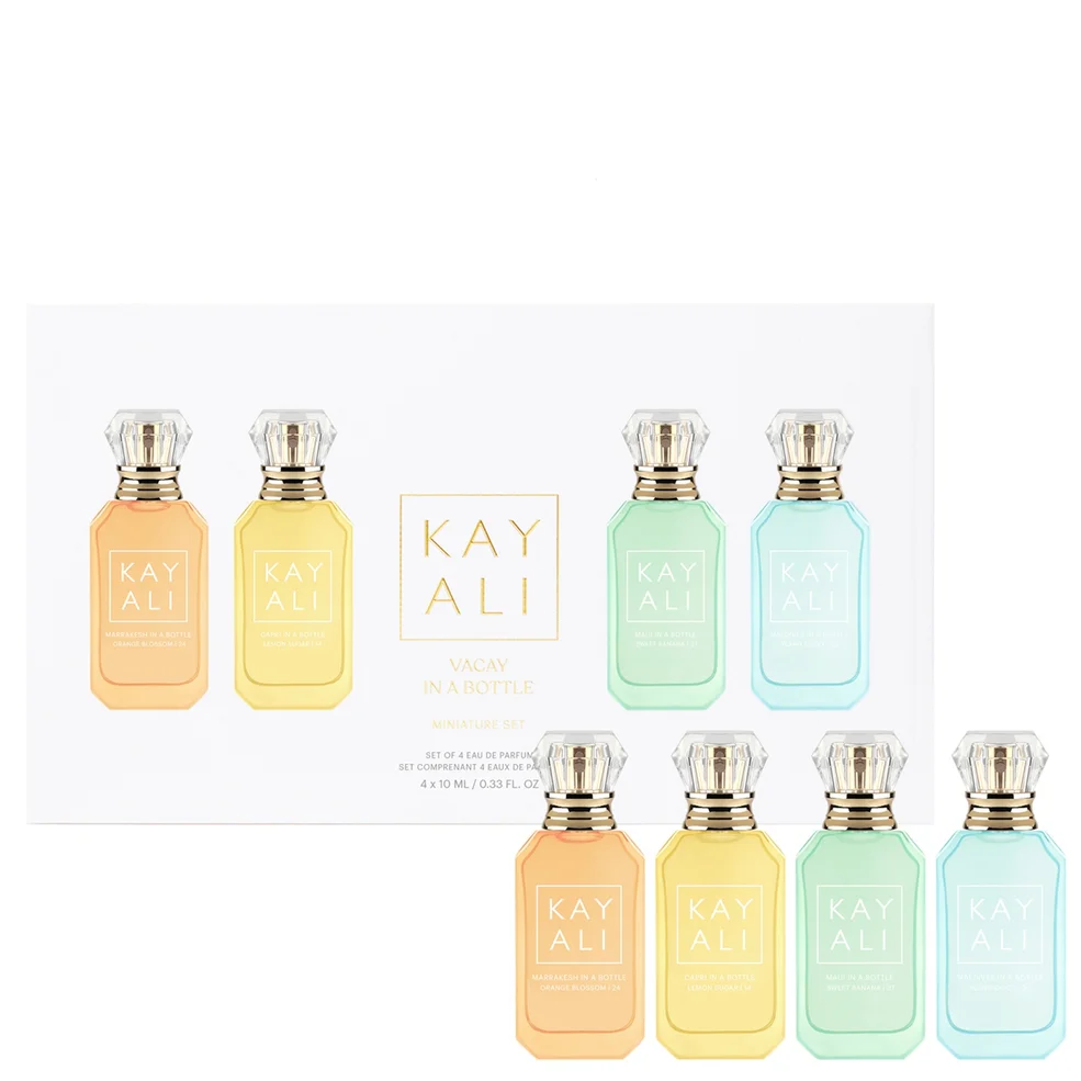 KAYALI Vacay in a Bottle Miniature Set 4 x 10ml (Worth £112) Image 1