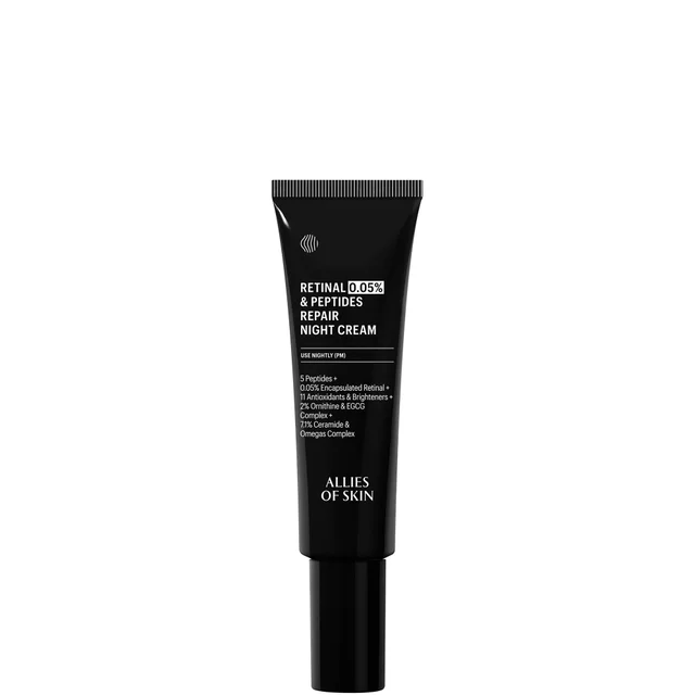 Allies of Skin 0.05% Retinal & Peptides Repair Night Cream 48ml