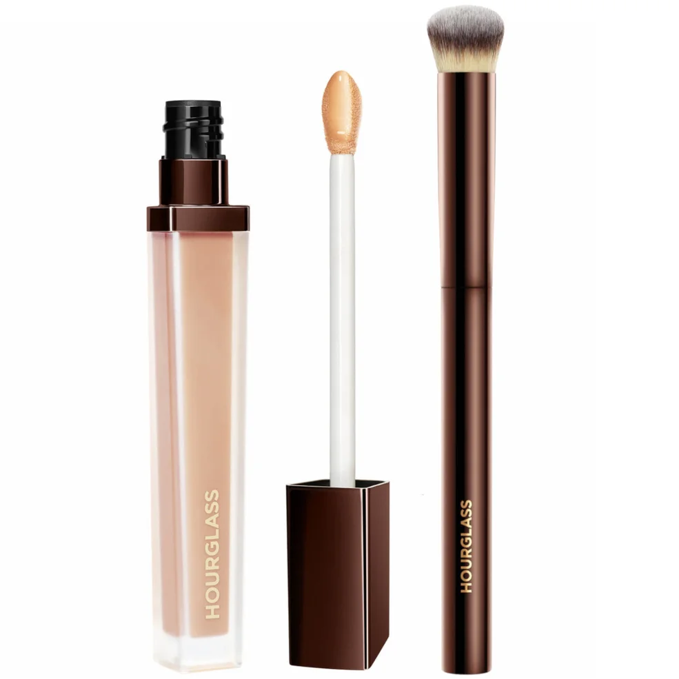 Hourglass Airbrush Concealer and Seamless Finish Concealer Brush Bundle 6ml (Various Shades) Image 1