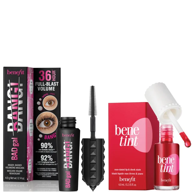 benefit Benetint 6ml and Mini Mascara Bundle - Badgal Bang Volumising
