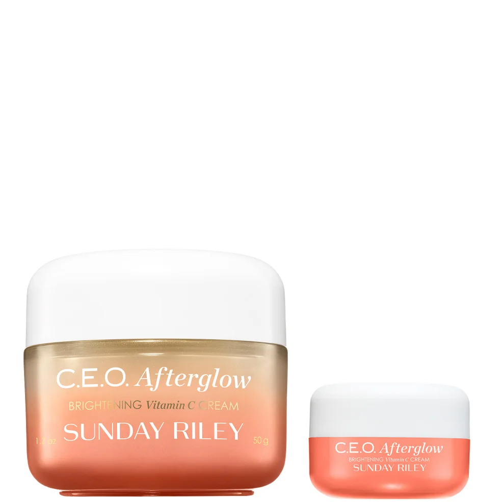 Sunday Riley C.E.O Afterglow Brightening Vitamin C Cream 50g and 15g Duo (Worth £80.00) Image 1
