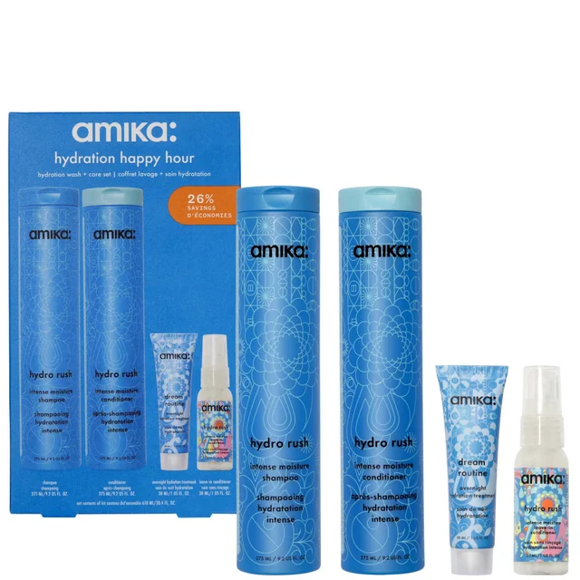 amika Hydration Happy Hour Wash and Care Set
