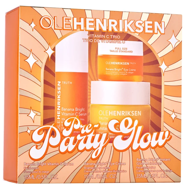 Ole Henriksen Pre-Party Glow - Vitamin C Trio (BB Moisturizer, BB Eye Creme & BB Serum) (Worth £96.40 )