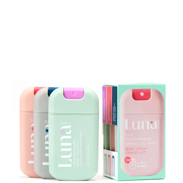 Luna Daily The Mini Spray to Wipe Gift Trio (Worth £24.00)