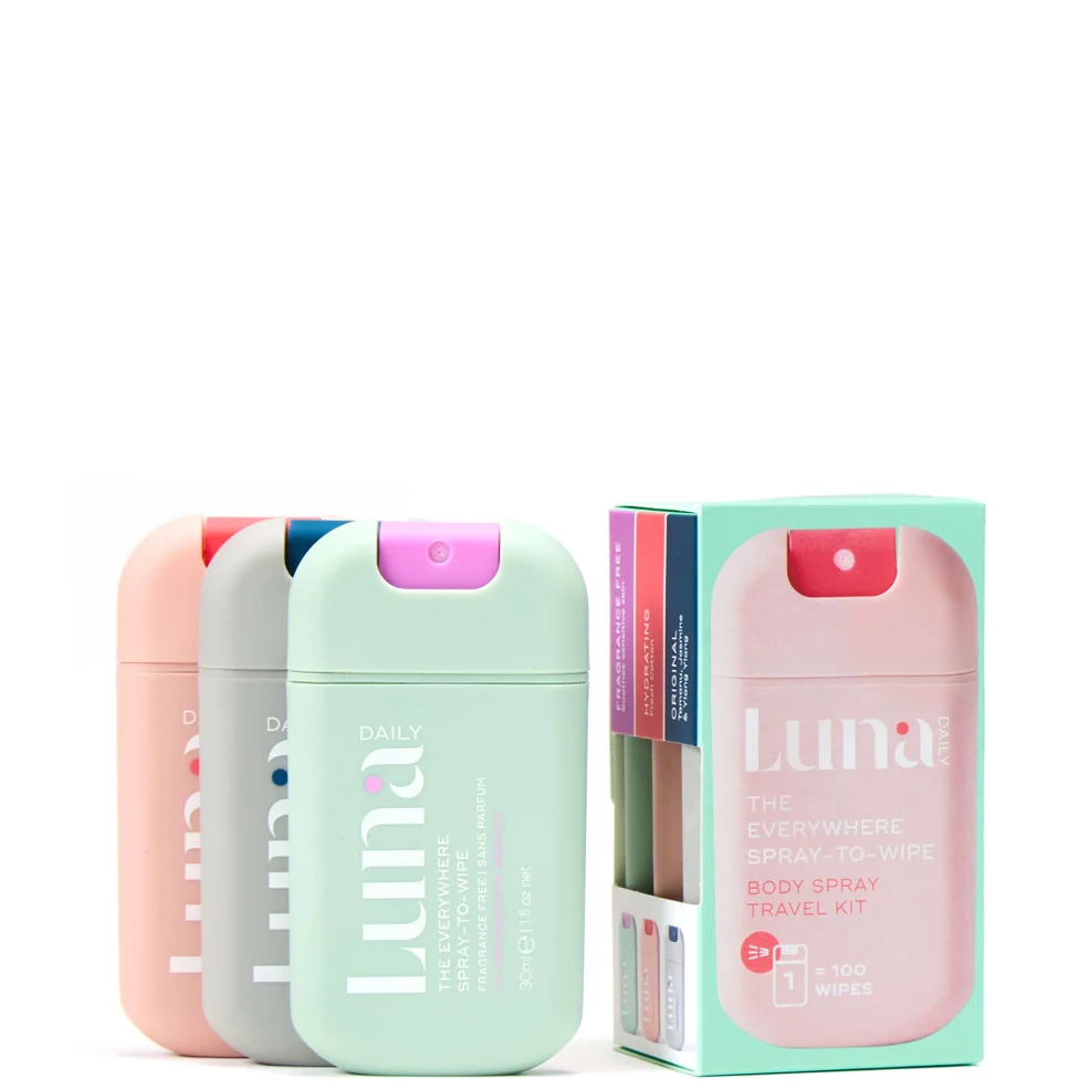 Luna Daily The Mini Spray to Wipe Gift Trio (Worth £24.00) Image 1
