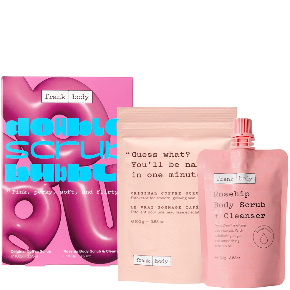 Frank Body Double Scrub Bubble Set (Worth £16.00) Image 1