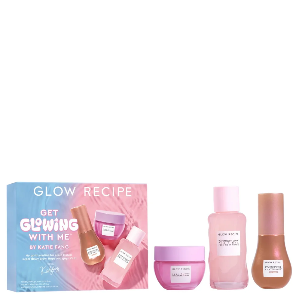 Glow Recipe Get Glowing with Me Kit by Katie Fang with Hue Drops Tinted Serum (Worth £51.00) Image 1
