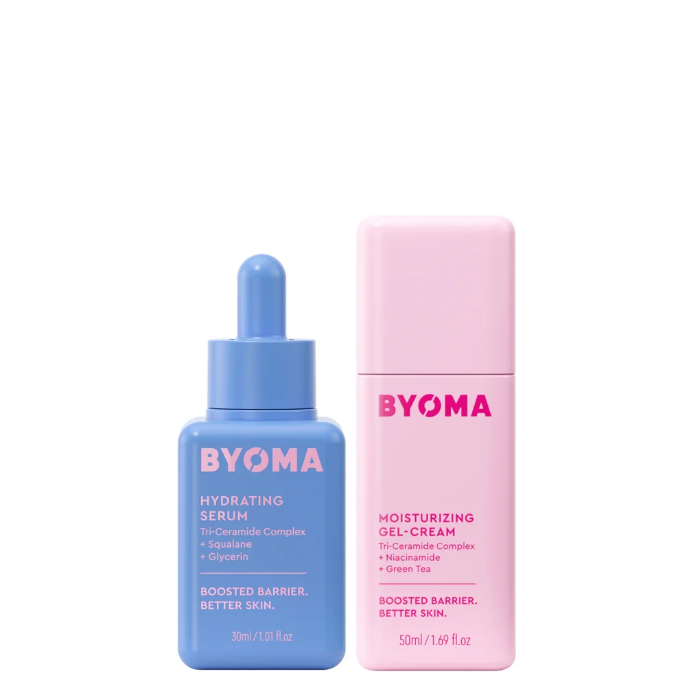 BYOMA Hydrating Serum 30ml and Moisturising Gel Cream 50ml Bundle Image 1