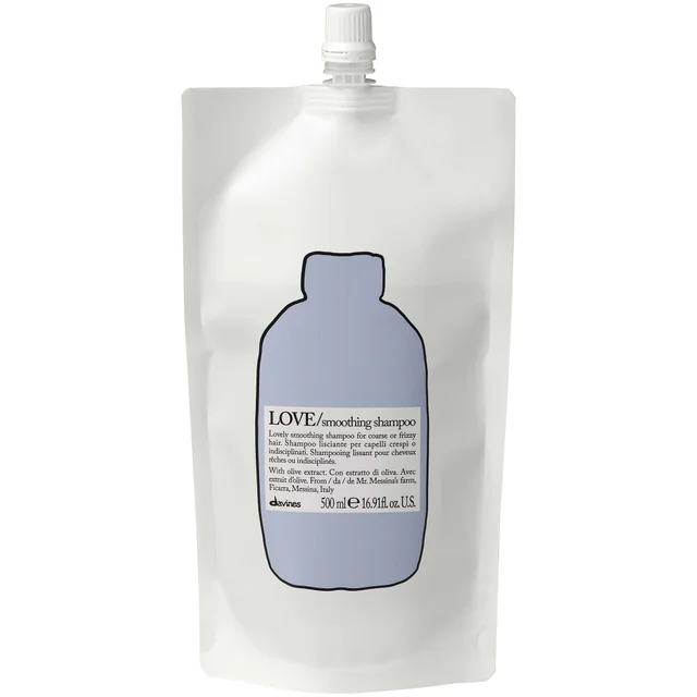 Davines Love Smooth Shampoo 500ml Refill Pouch