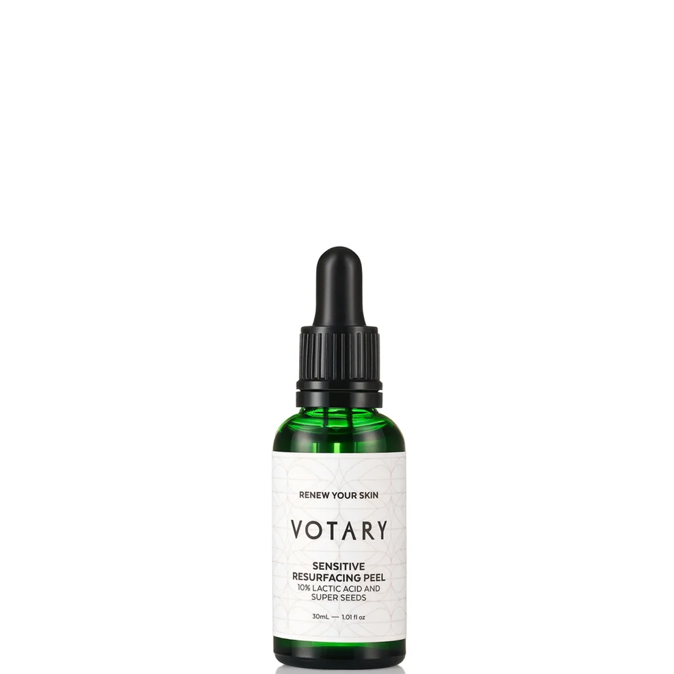 Votary Sensitive Resurfacing Peel 10% Lactic Acid and Super Seeds 30ml Image 1