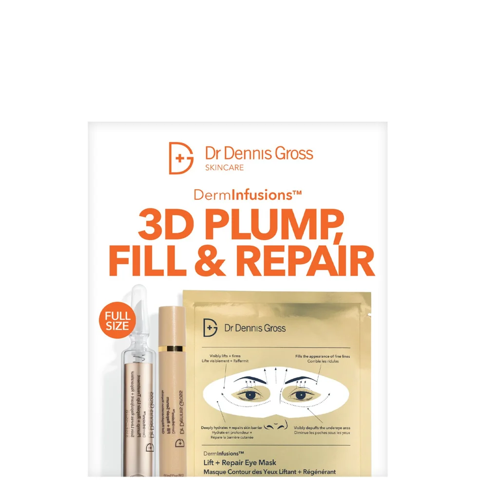 Dr Dennis Gross Skincare DermInfusions Plump, Fill and Repair Kit Image 1