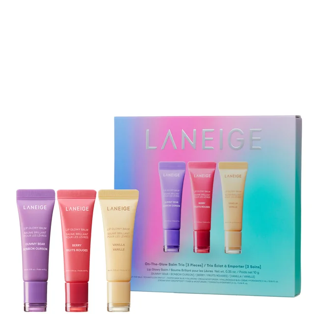 Laneige Lip Glowy Balm Trio Set (Worth £52.50 Saving 35%)