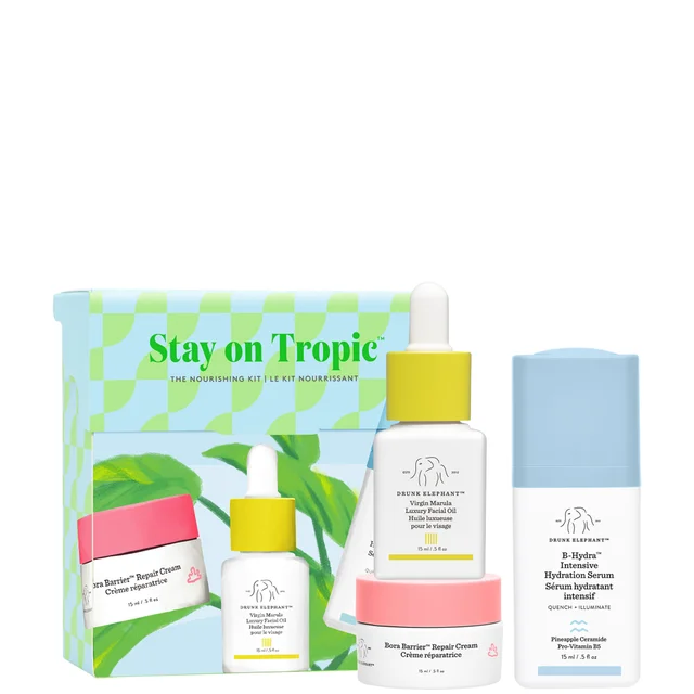 Drunk Elephant Stay on Tropic The Nourishing Kit (Worth £68.00)