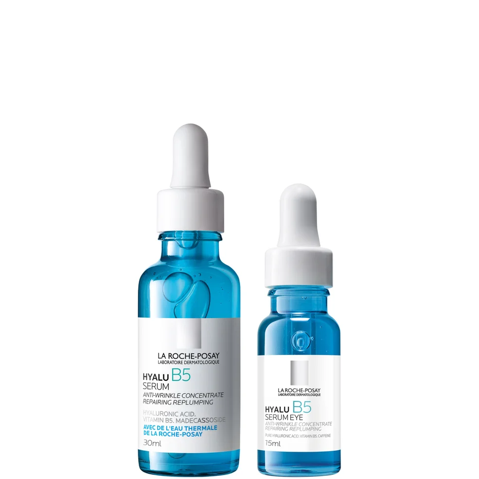 La Roche-Posay Replump and Hydrate Hyalu B5 Duo: Face Serum and Eye Cream Hyaluronic Acid Concentrated Care Image 1