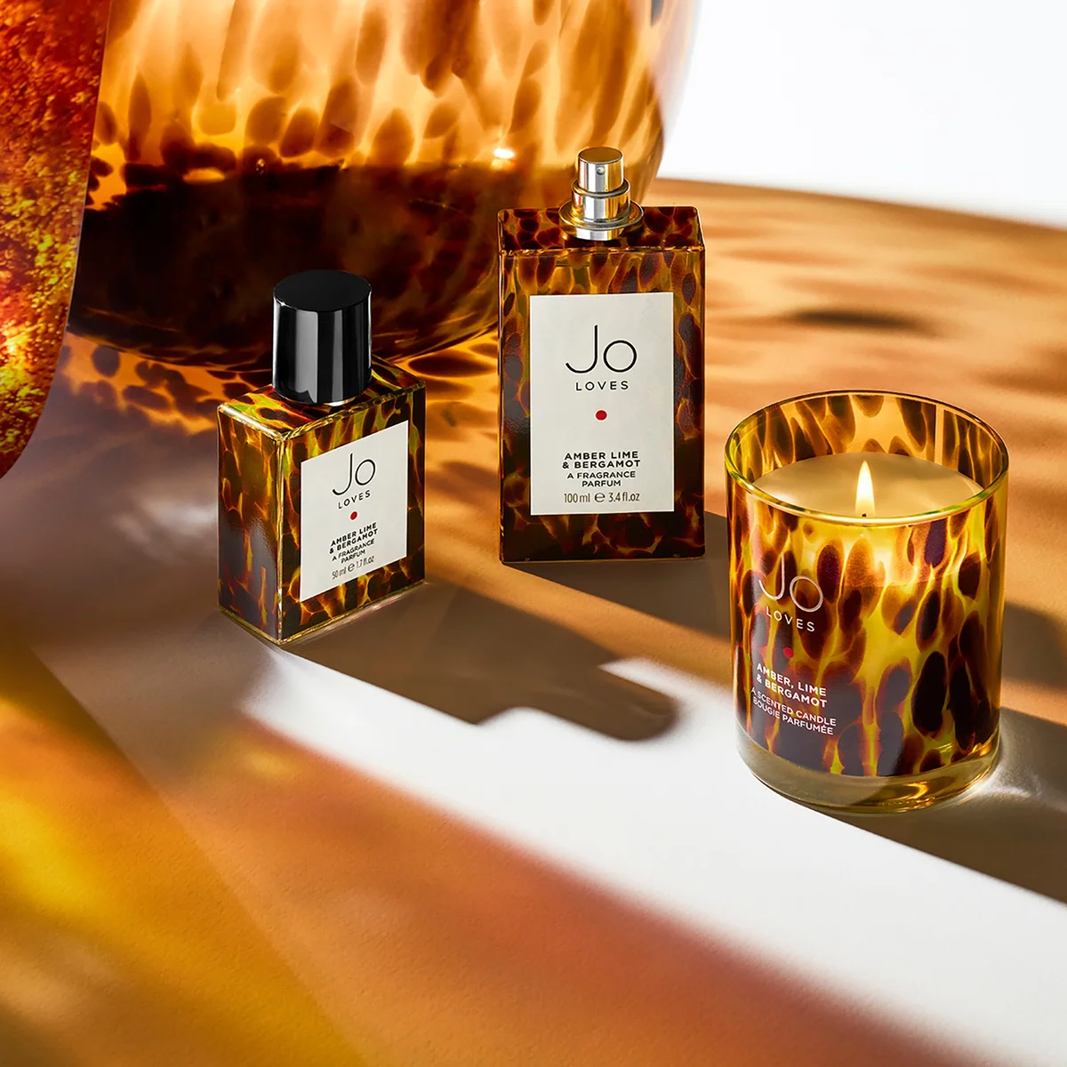 Jo Loves Amber Lime Bergamot A Home Candle 185g Cult Beauty