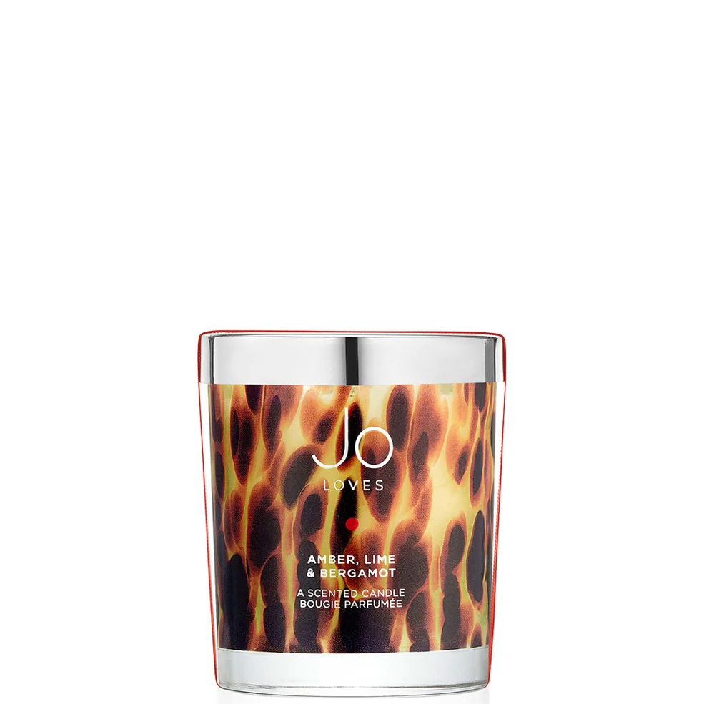 Jo Loves Amber Lime & Bergamot A Home Candle 185g Image 1