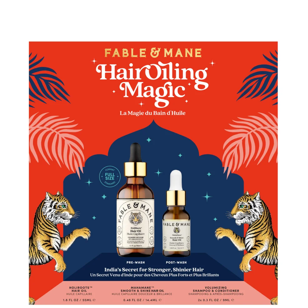 Fable & Mane Hair Oiling Magic Bundle Image 1