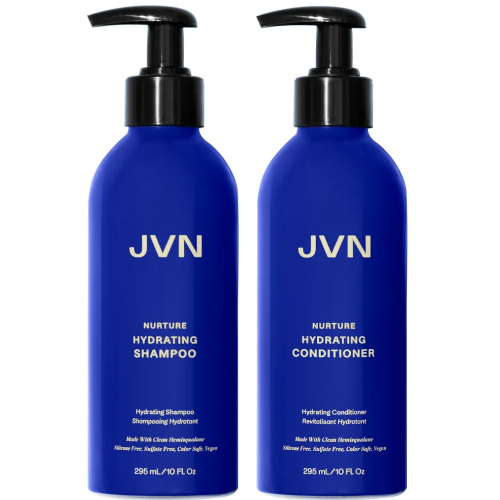 JVN Nurture Hydrating Shampoo and Conditioner 295ml Image 1