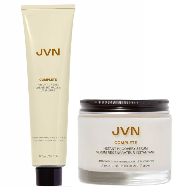 JVN Instant Recovery Serum and Air Dry Cream Bundle