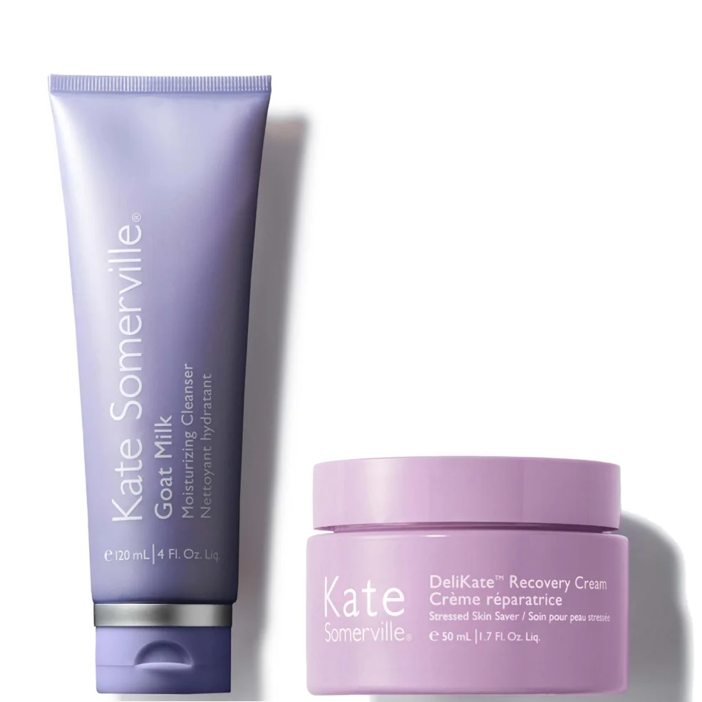 Kate Somerville Goat Milk Moisturising Cleanser 120ml & DeliKate Recovery Cream 1.7fl oz Image 1