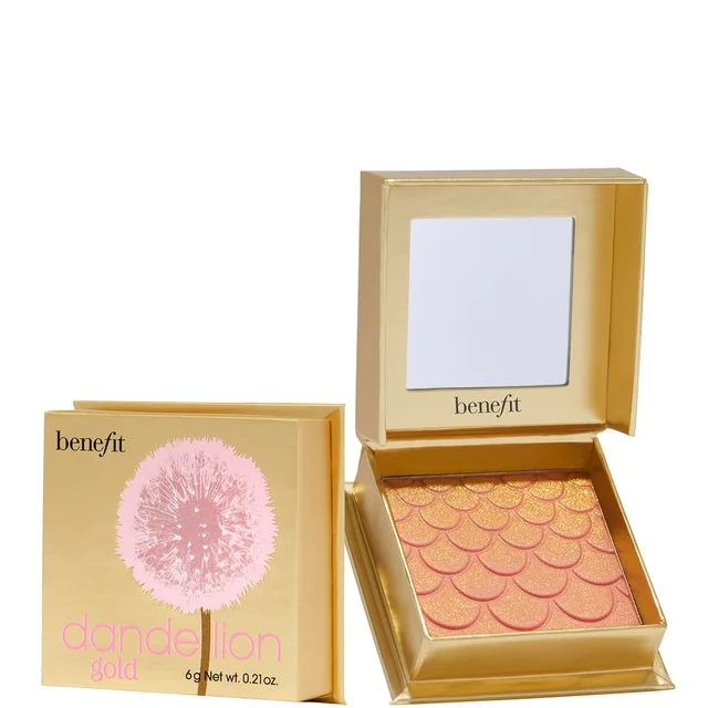 benefit Limited Edition Collection Dandelion Gold Shimmer Blush and Highlight 6g