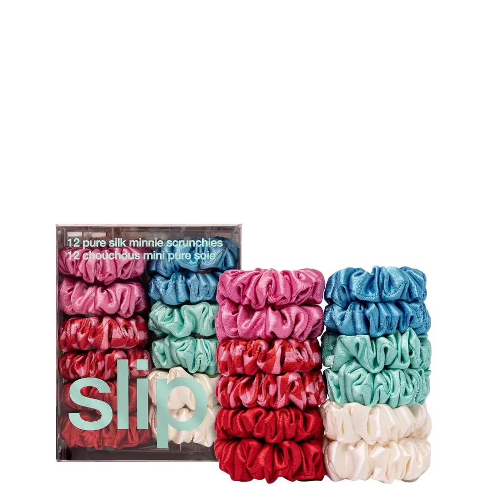 Slip Pure Silk minnie scrunchies - sundown Image 1