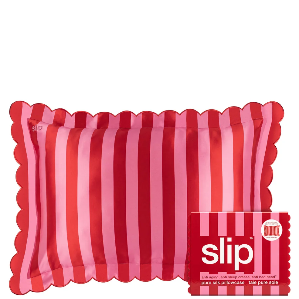 Slip Pure Silk Queen Pillowcase With Scalloped Edge - Sunshade Image 1
